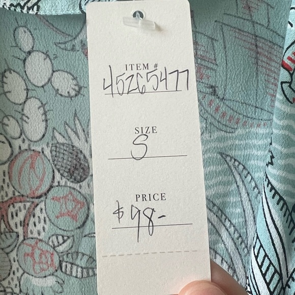 NWT Anthropologie Blue Patterned Jacket - Picture 5 of 5